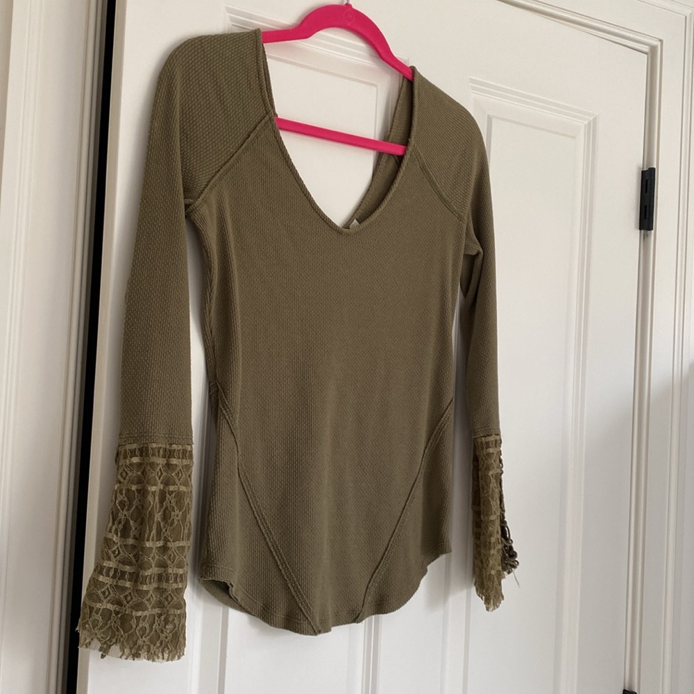 FREE PEOPLE Olive Thermal